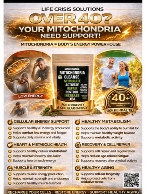 DR . SEBI INSPIRED-2000 X SYNERGETIC NATURAL COMPOUND SUPER Mitochondria TEA