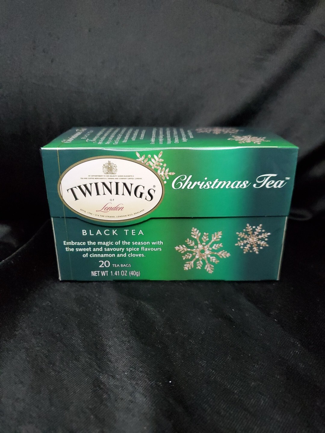 Twinings London Christmas Tea Black Tea with Cinnamon Cloves 20 Bags 06/14/2026