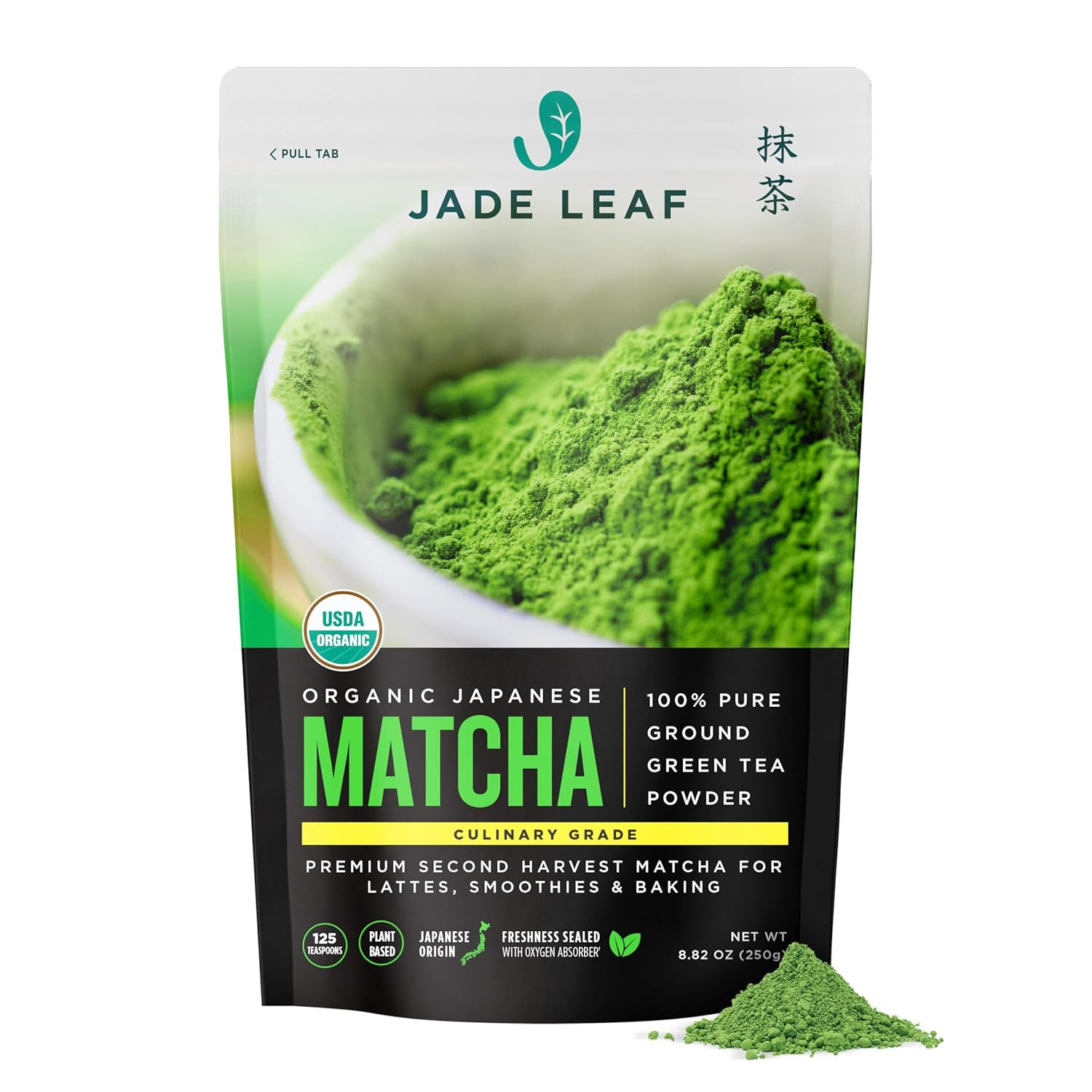 Organic Premium Ceremonial Grade Matcha Green Tea Powder – Japanese – Culinary,