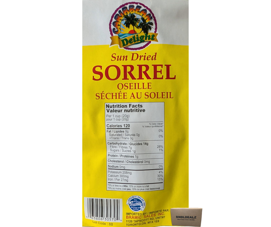 Caribbean Delight Sun Dried Sorrel Hibiscus 4 Pack | Jamaican Sorrel Canada