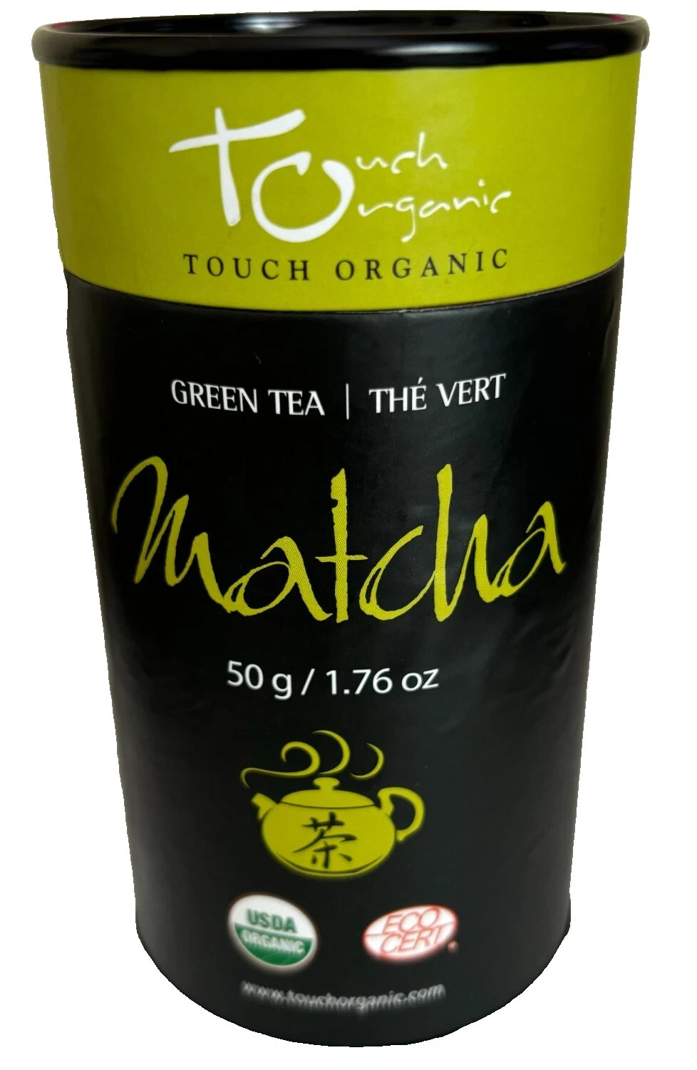 Touch Organic: Matcha Green Tea the Vert powder, 50g/1.76oz, China Exp. 06/2027