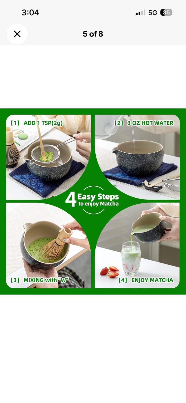 Teanagoo Ceremonial Matcha Organic Green Tea Powder Japanese 100g
