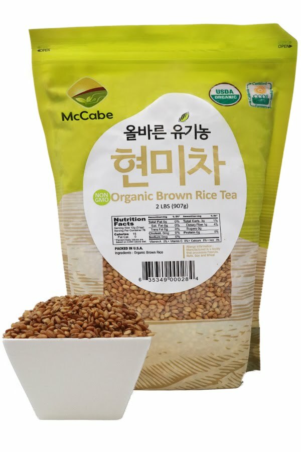 MCCABE ORGANIC BROWN RICE TEA | A TOAST TO WELLNESS AND ORGANIC GOODNES 2lbs USA