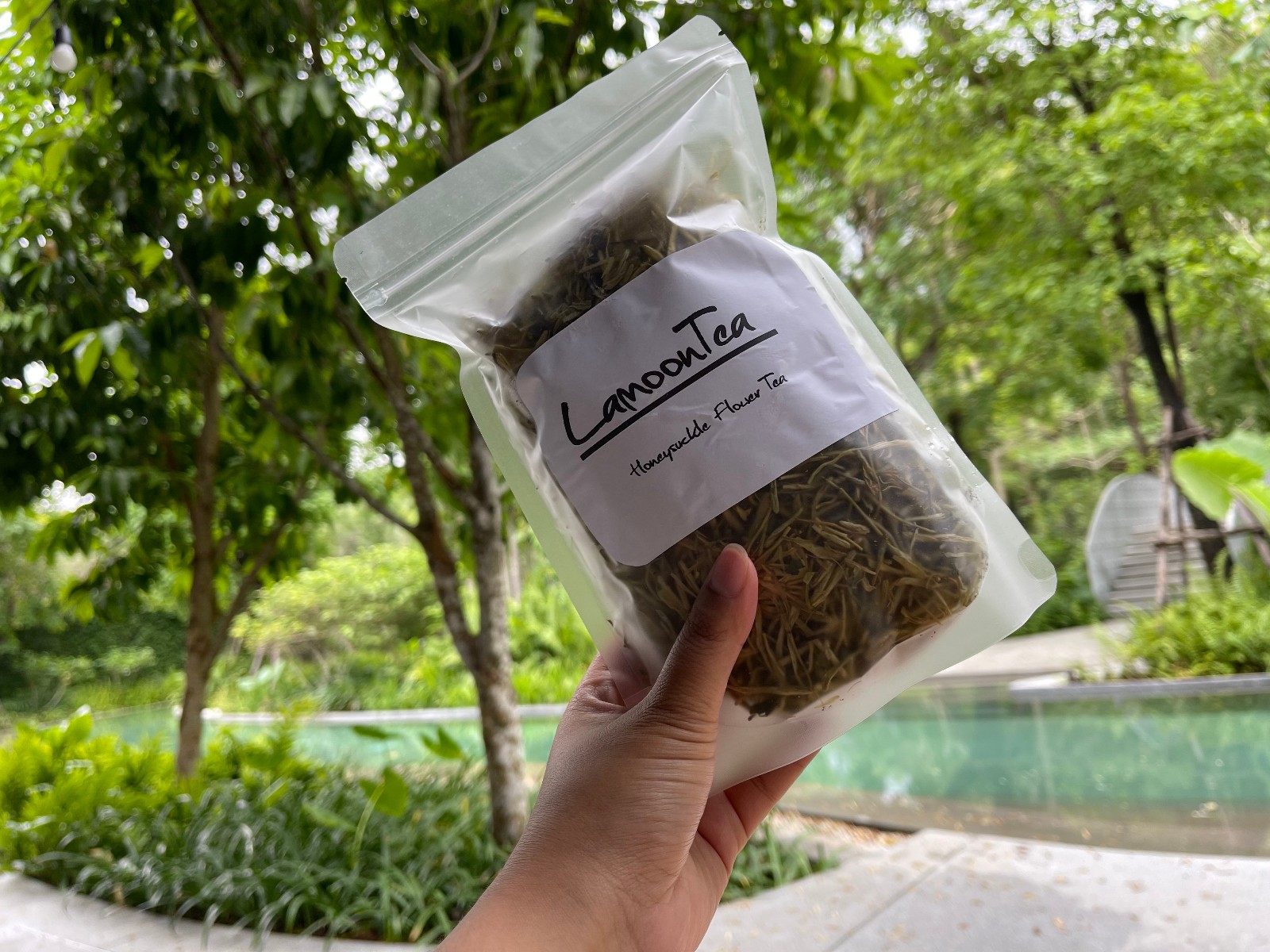 HoneySuckle Flower Dried Herb Herbal Powder Tea Stamen Pollen | LAMOON TEA