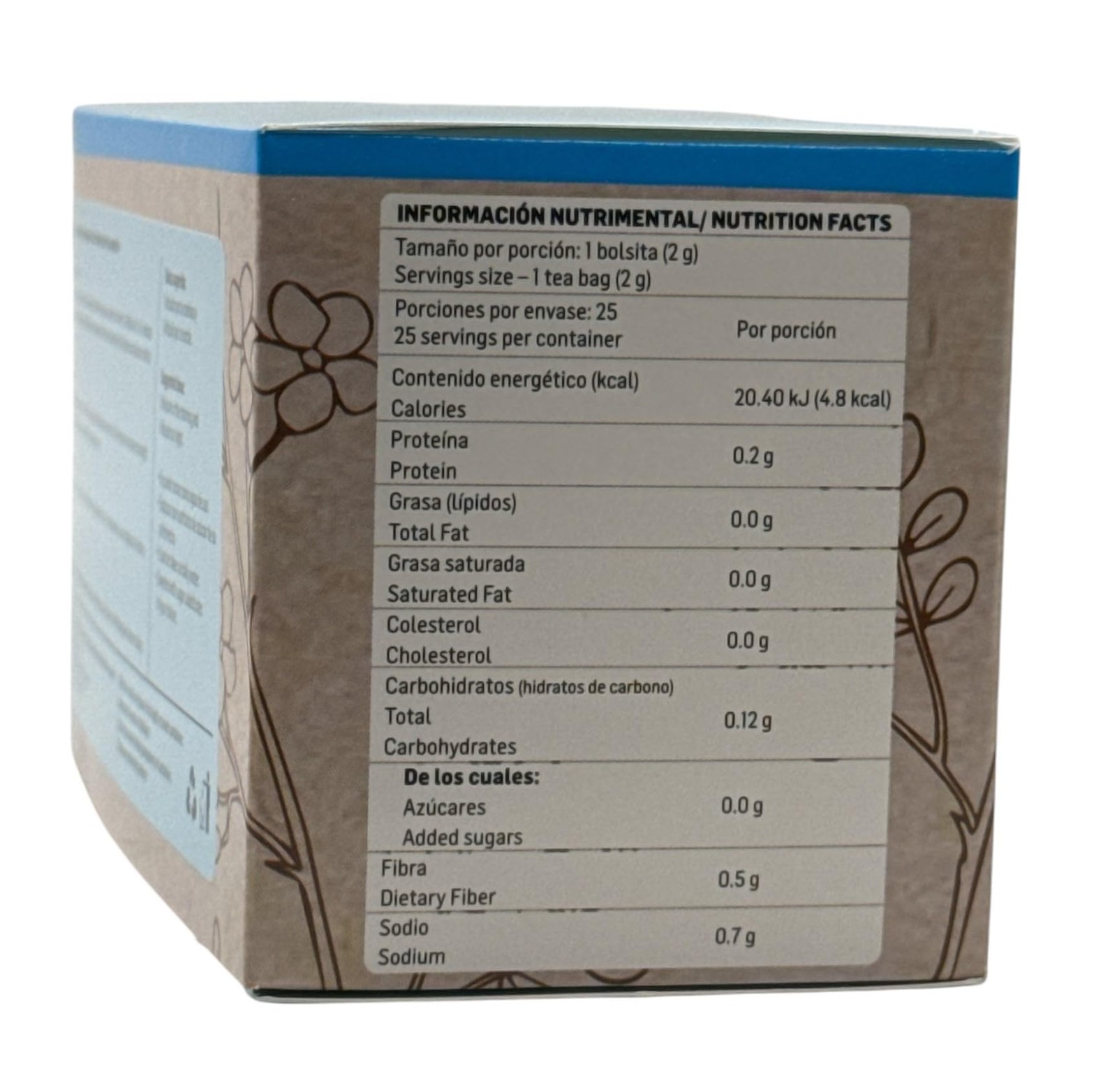 Authentic Palo Azul Tea Bags 100 Natural Vegan Non GMO 25 Bags Herbal Infusion