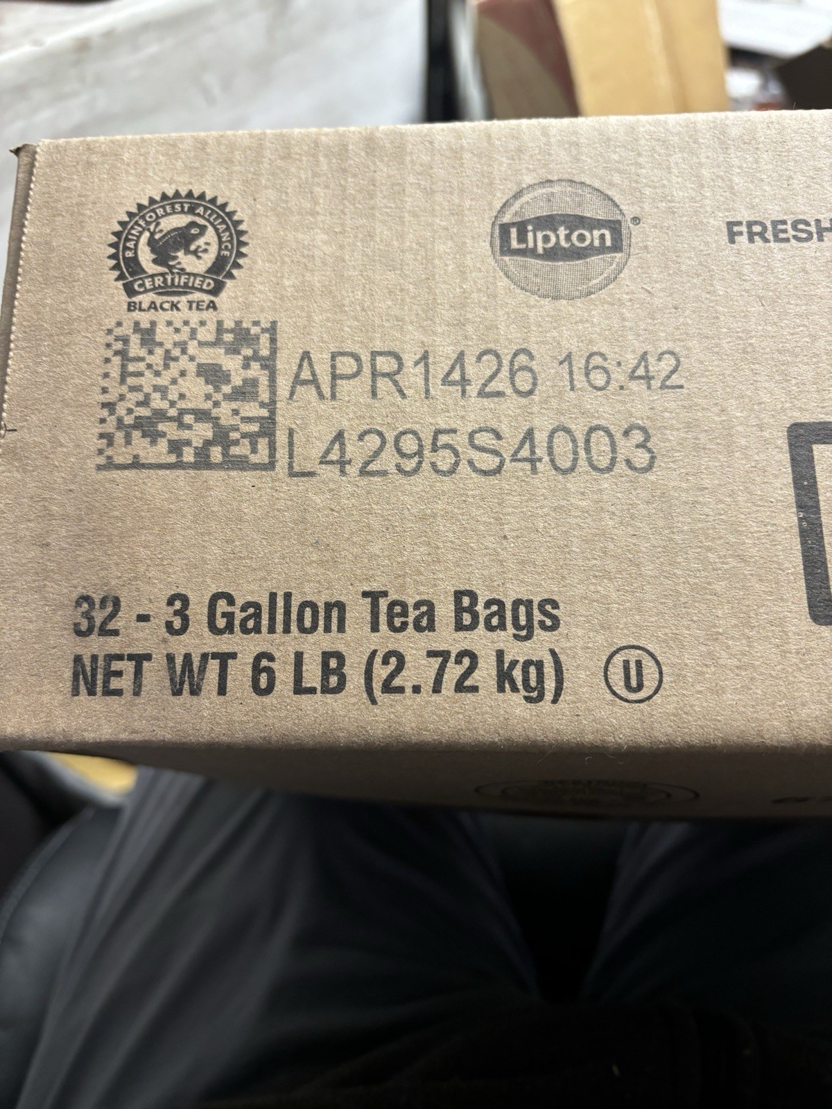 Lipton Iced Tea, 3 Gallon Size Tea Bags (32 ct.)
