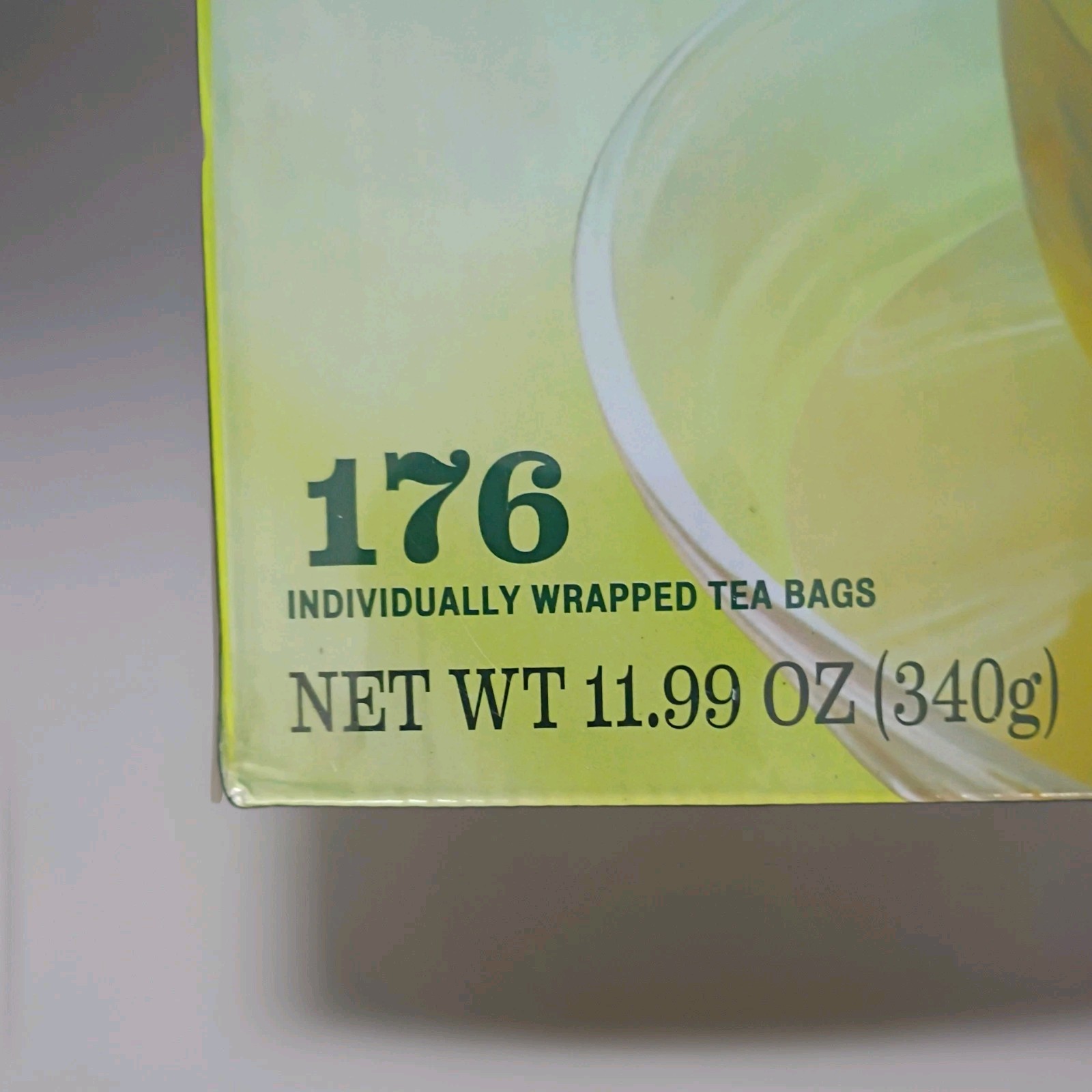 Bigelow Premium Green Tea 100% USDA Organic Individually Wrapped Tea Bag 176 ct.