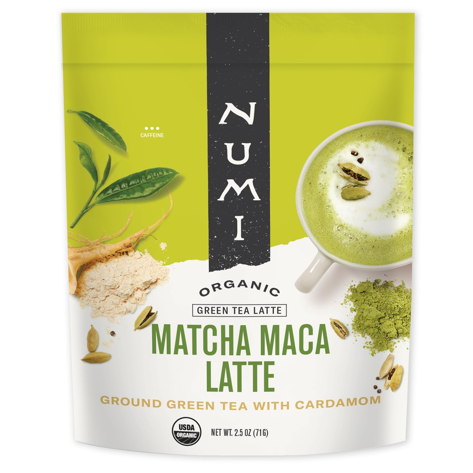 Tea Organic Matcha Maca Latte Powder – Green Tea Matcha Latte Mix with Adapt…