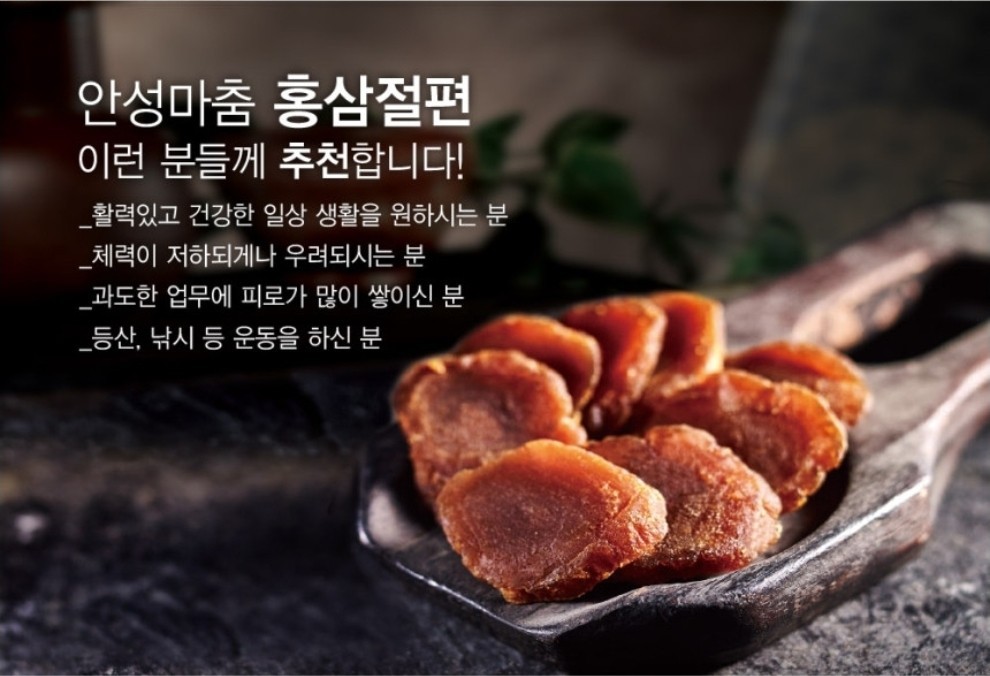[An Seong Nonghyup] Korean 6 Years Red Ginseng Slices 20g × 10