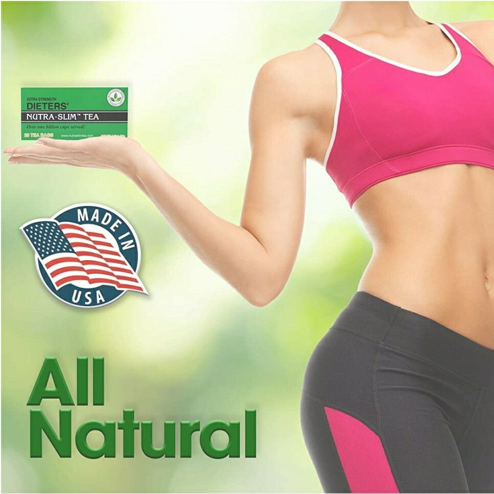 Extra Strength Dieters’ Nutra-Slim Tea Triple Leaves Brand – 20 Tea Bags