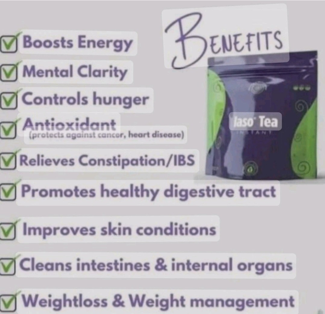 TLC IASO Original Brew Tea. Makes 1 gallon. Slimming and cleansing