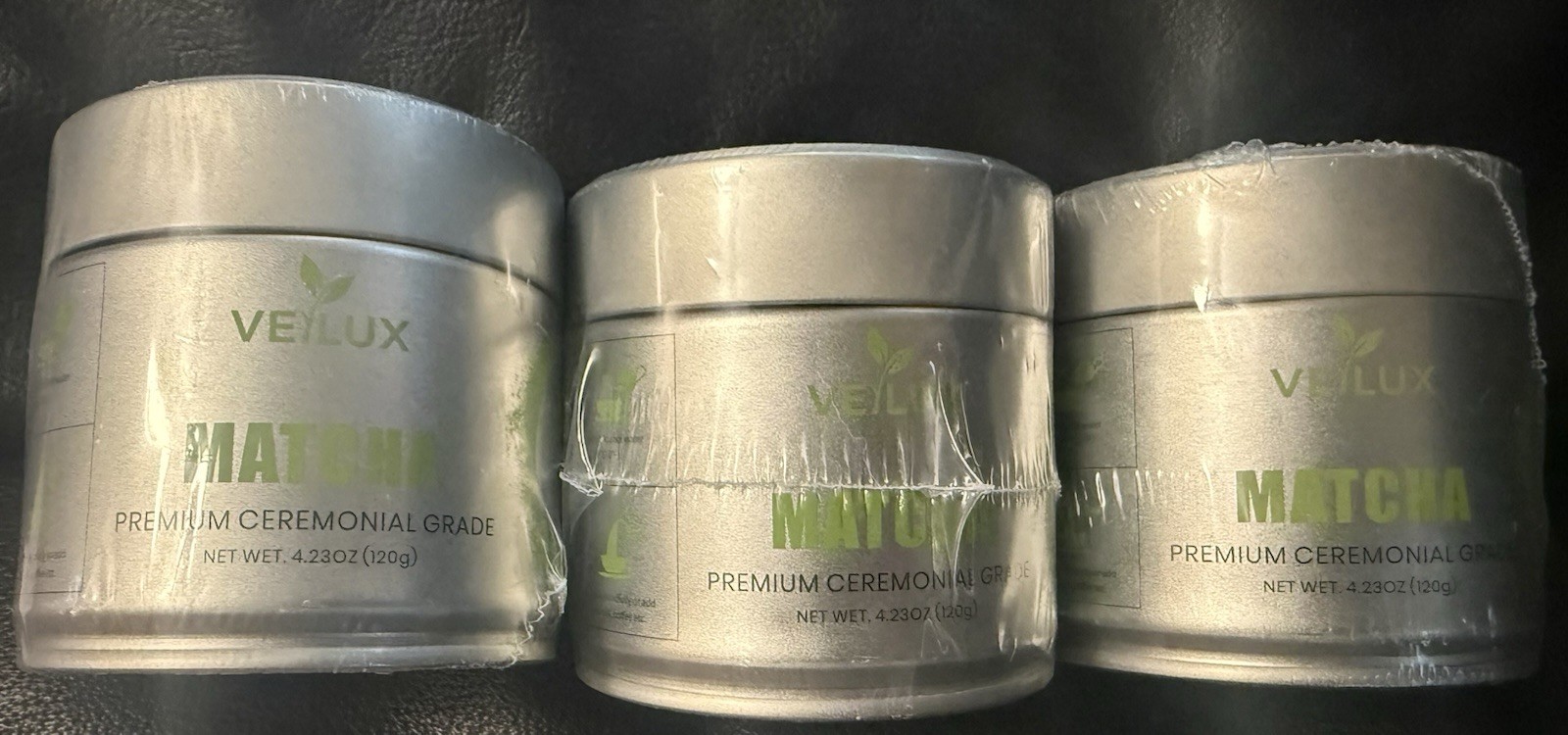 X 3 Veylux Premium Ceremonial Grade Matcha Powder Tea & Infusion 120g