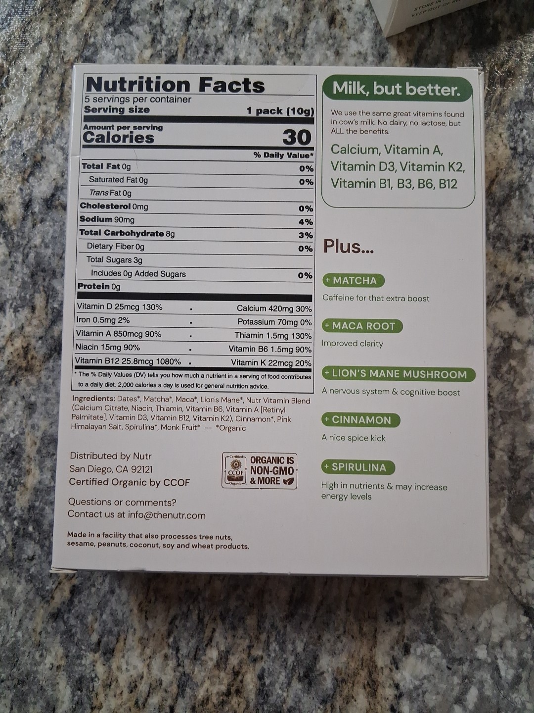 Nutr Blends Matcha