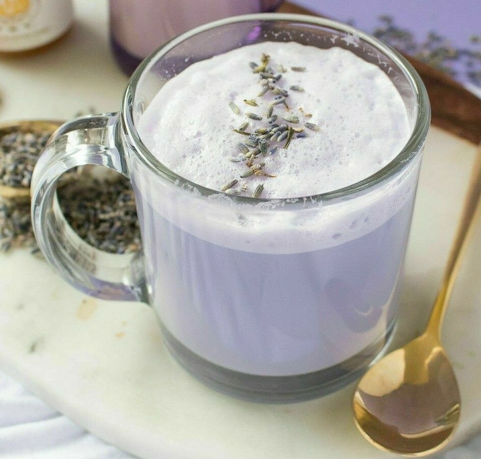 Lot 20 Lavender Milk Tea Latte Instant Brew Hot Cold Easter Spring Gift FreeShip