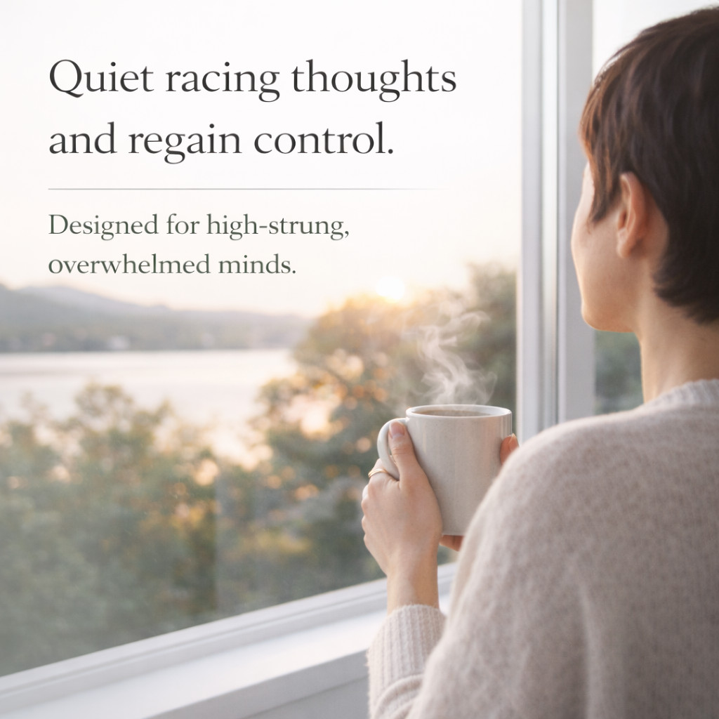 Calming Formula Reduces anxiety, worry, thinking, fear, and panic attacks