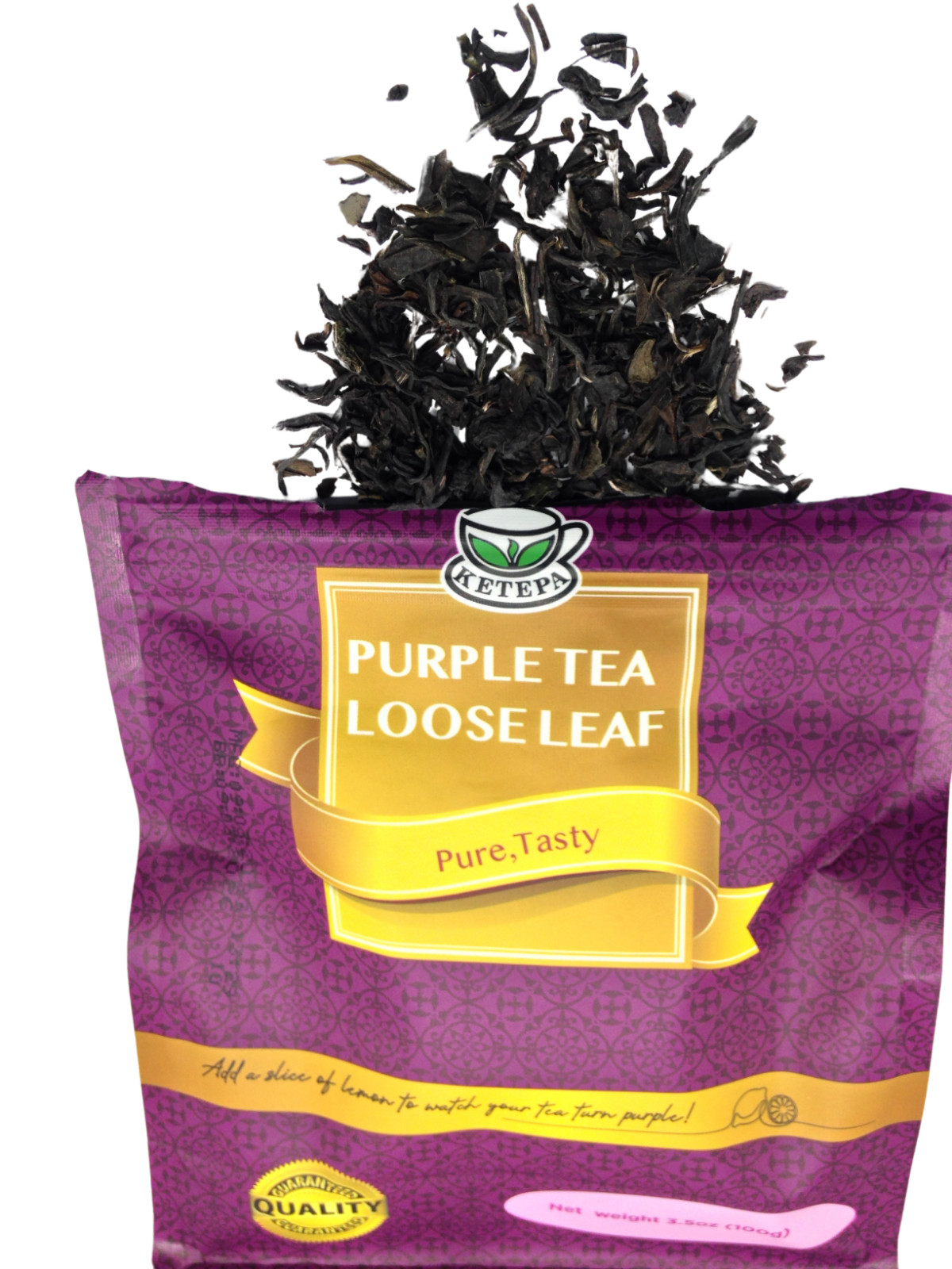 Ketepa Premium Purple Pure Kenya Tea Loose Leaf 100 g Fairtrade