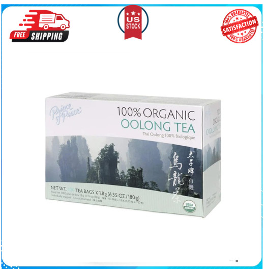 Organic Oolong Tea, 100 Tea Bags – 100% Organic Black Tea – Unsweetened Black Te