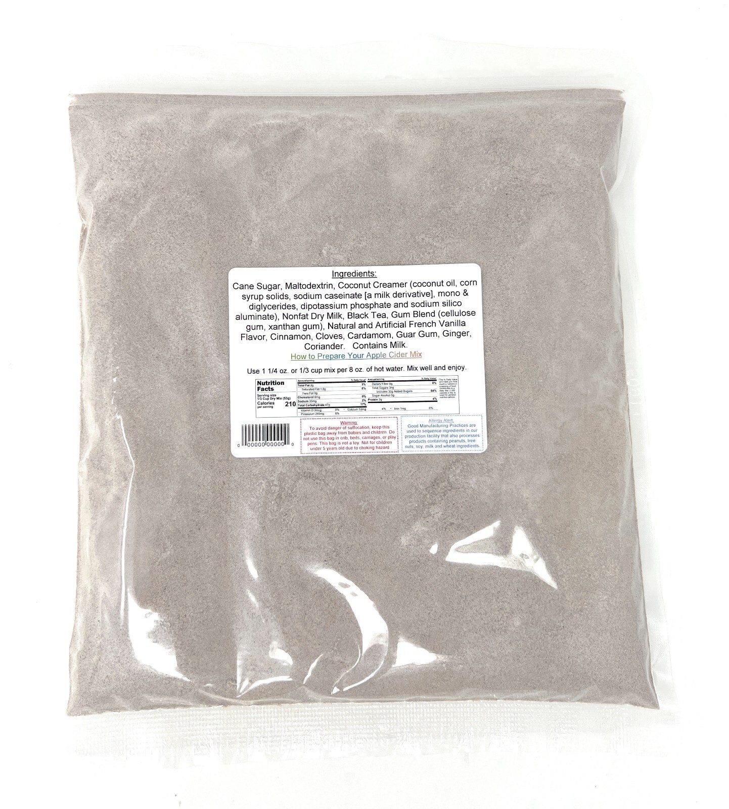 Vanilla Spiced Chai Tea Mix, 2 lbs. ~ YANKEETRADERS® Brand ~ FREE SHIPPING