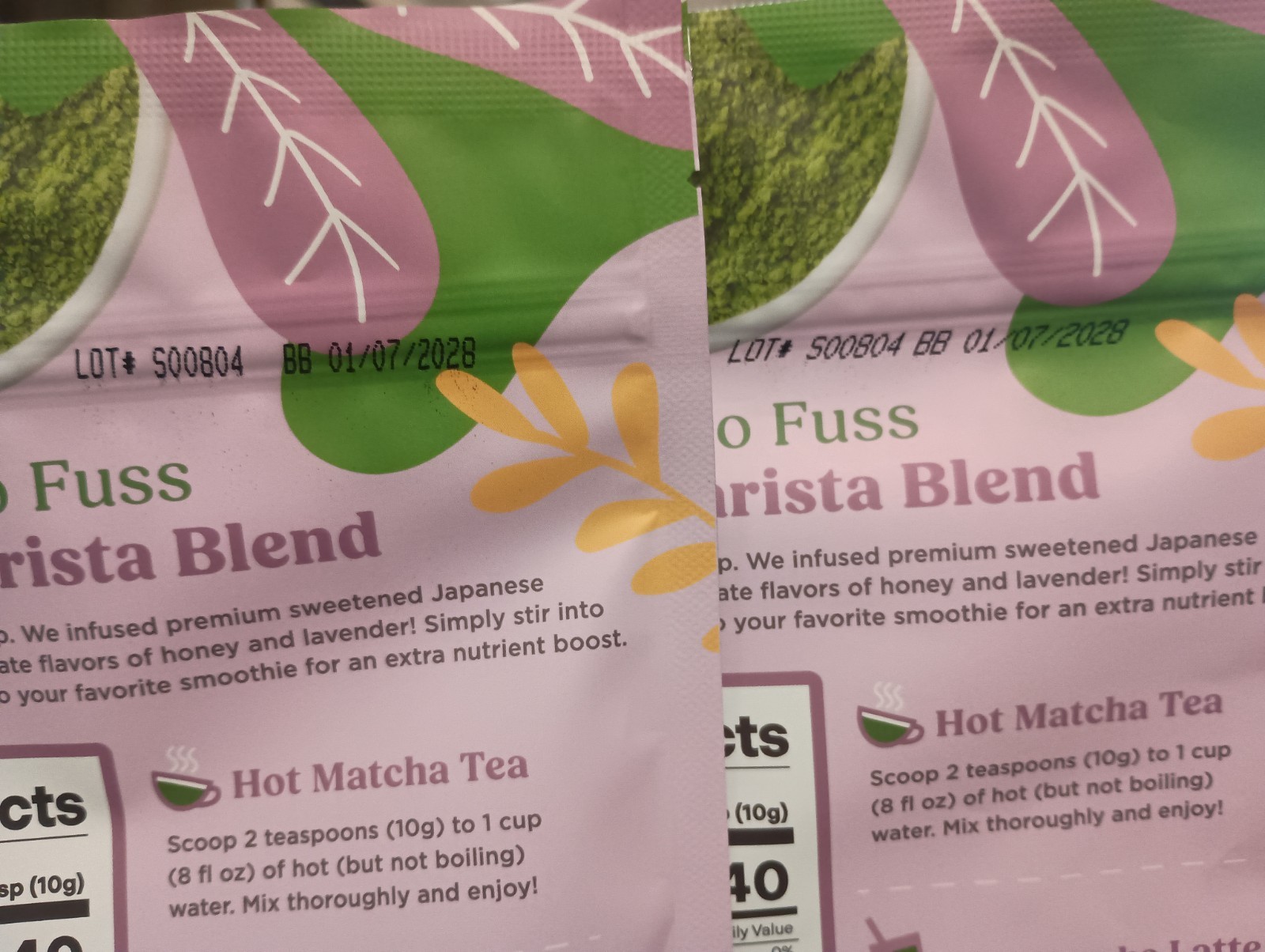 Matchalicious™ Premium Instant Japanese Lavender Matcha Powder 6 oz (2 Pack)