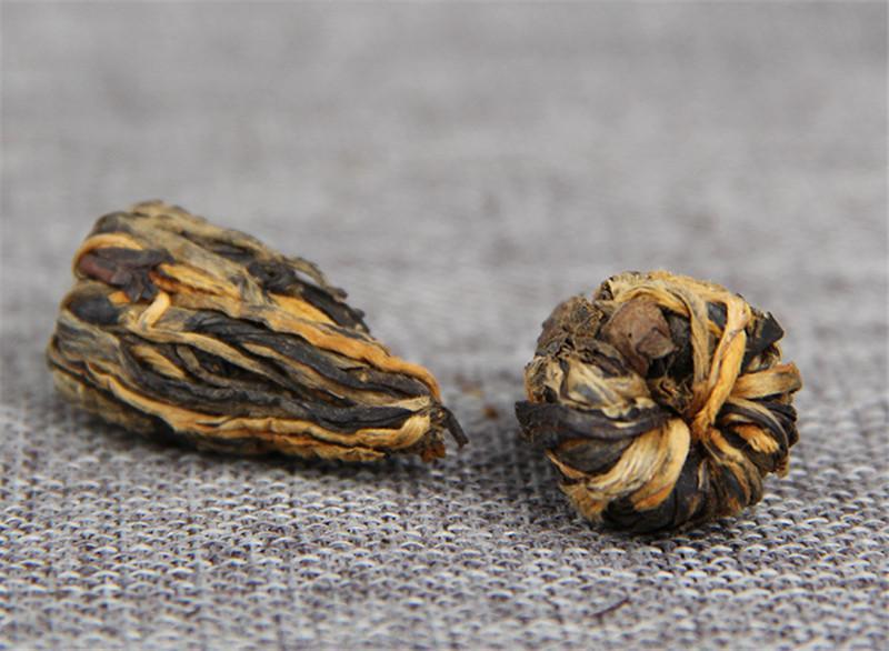 60g Yunnan Dianhong Black Tea Small Pagoda Pu-erh Tea Canned Handmade Black Tea