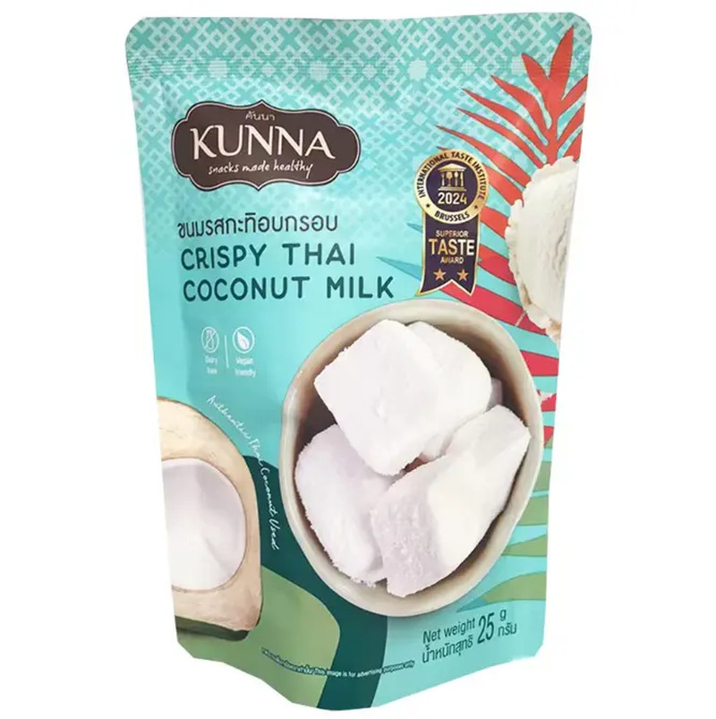 Kunna – Crispy Thai Snack 25G (Mango, Coconut, Thai Tea) and Melin & Maddie Coco