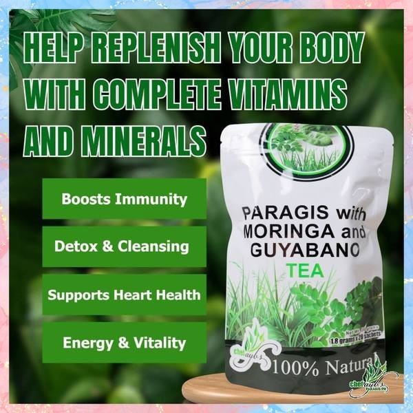 Chef Aybs Paragis Tea with Moringa and Guyabano Chef Ayb’s (20 Tea bags)