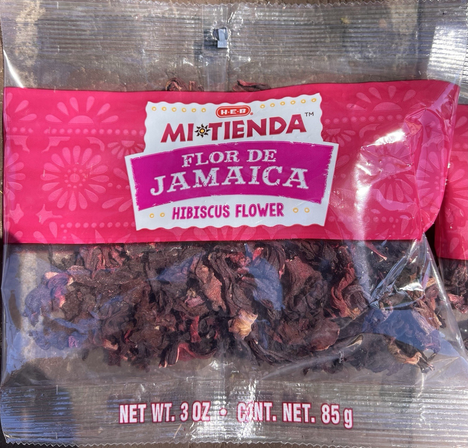 HEB Flor De Jamaica Hibiscus Flower dried Ready To Use 1 Bag 3oz