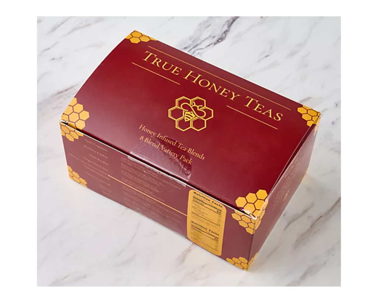 e Honey Teas 24 Single Serve Honey Infused Gourmet Teas w/ Gift Box