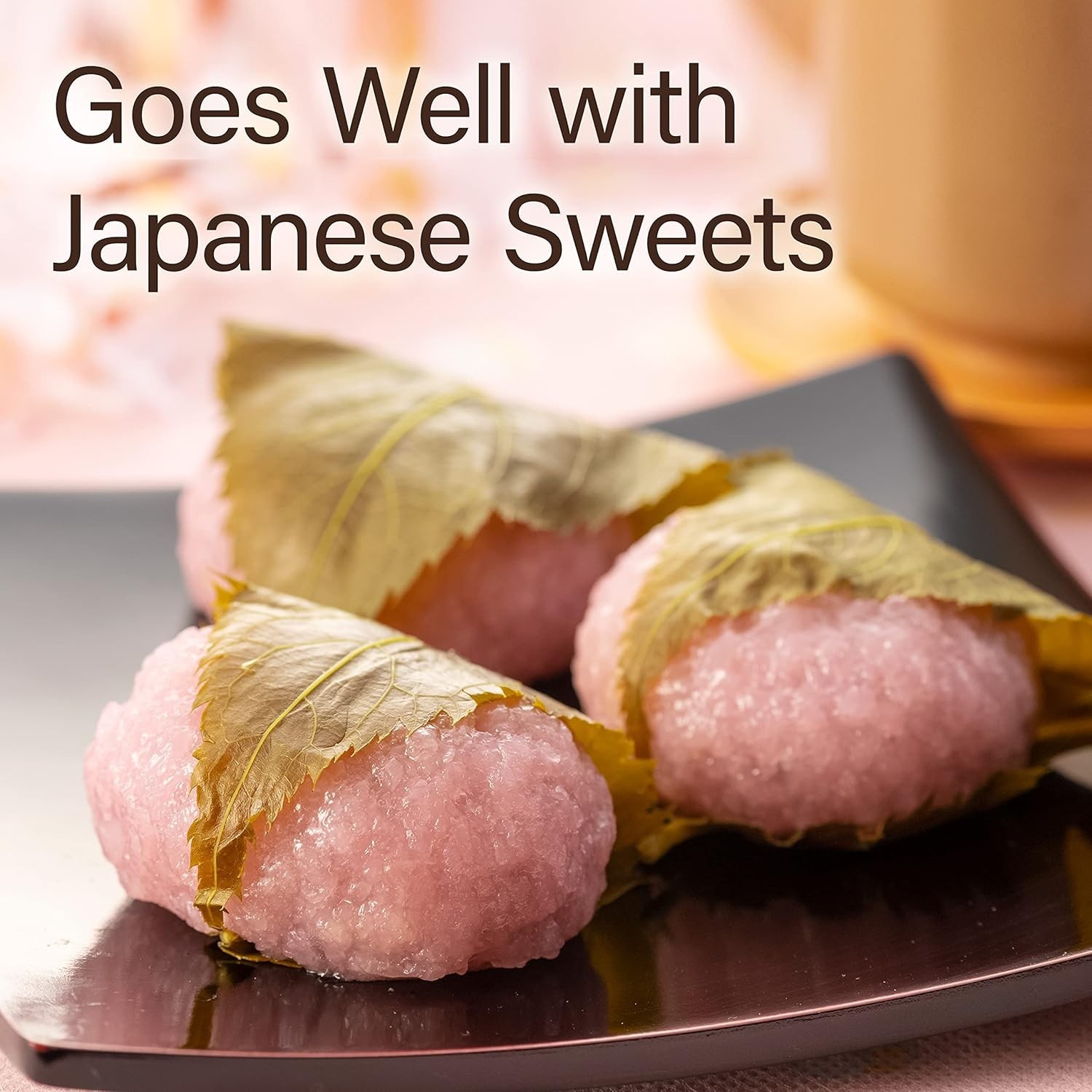 YAMASAN Kyoto Uji Sakura Sencha Green Tea Loose Leaf Japanese Tea 80g Natural