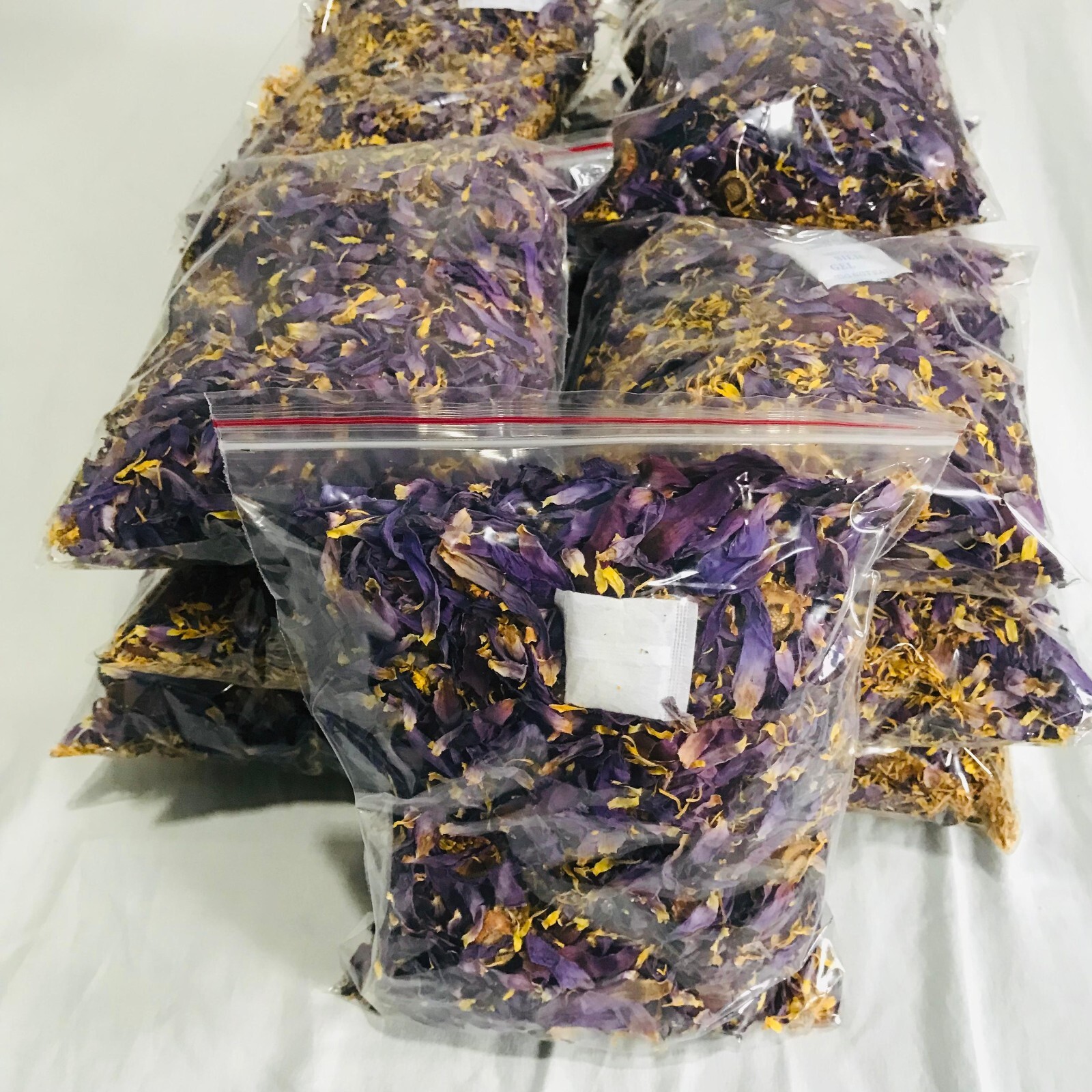 Dried Cut Blue Lotus 100g Nymphaea Caerulea Egyptian Lotus Flowers Organic Tea