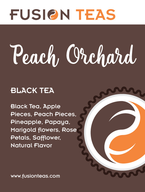 Peach Orchard Black Tea – Loose Leaf Blend – Fusion Teas