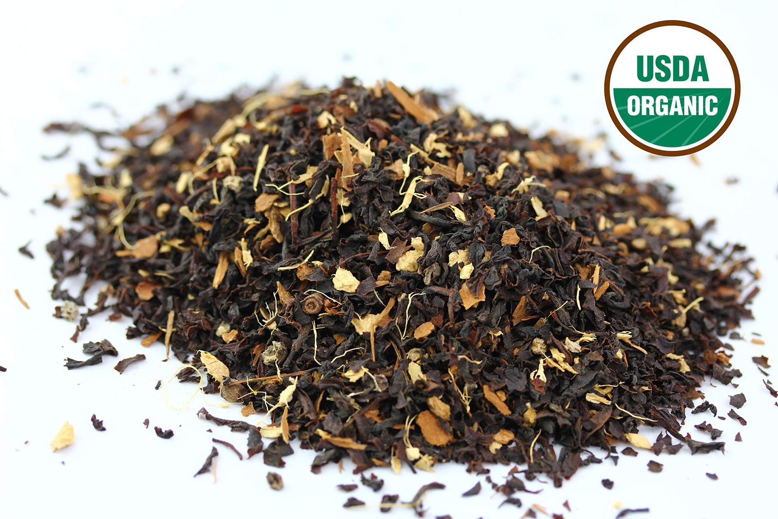 Organic Chai Tea Loose Leaf | 110+ Cups | Black Tea, Cinnamon, Cardamom, Cloves