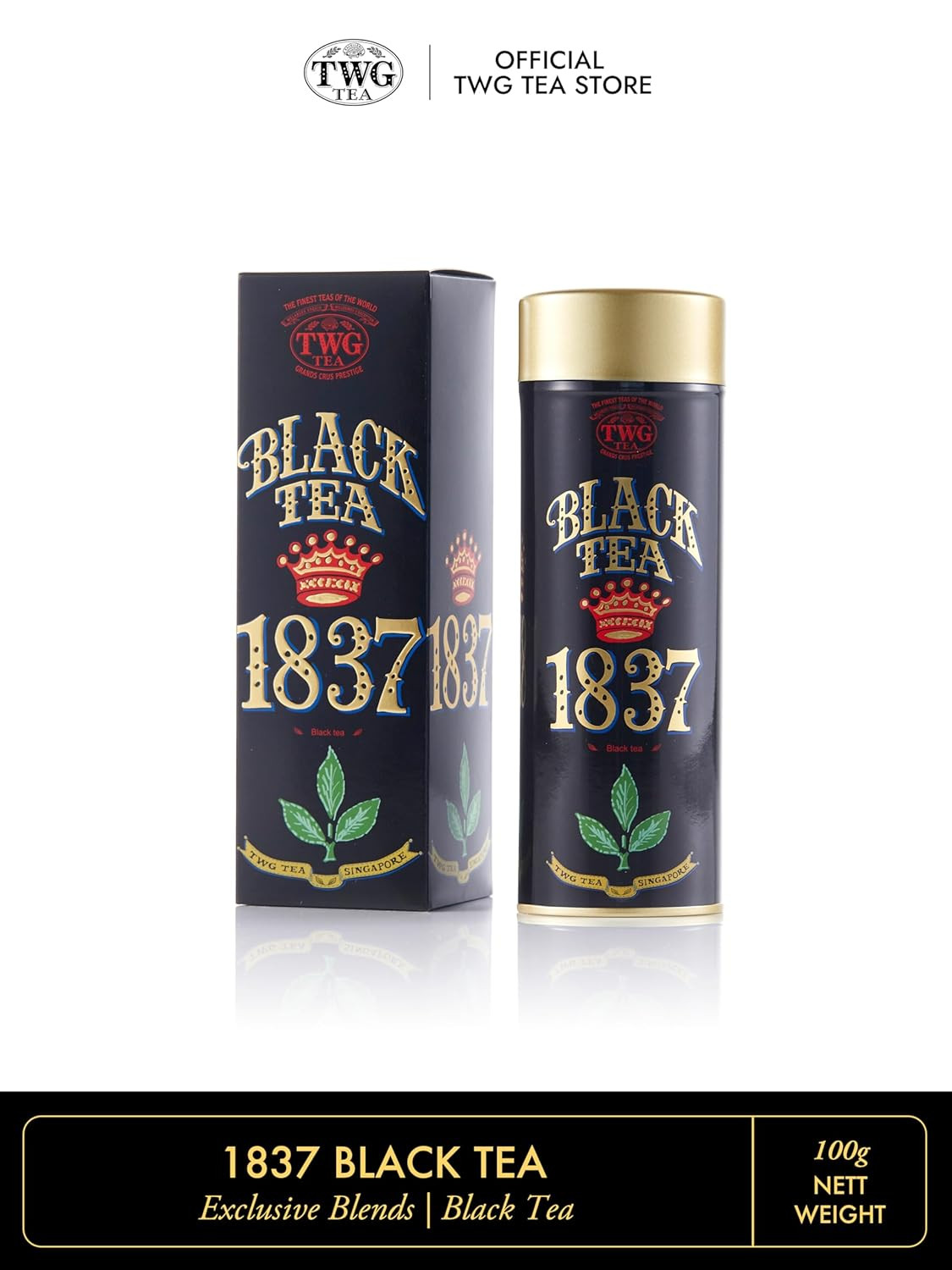 Tea | 1837 Black Tea | Black Tea | Fruits & Flowers | Haute Couture Tin, 100G |