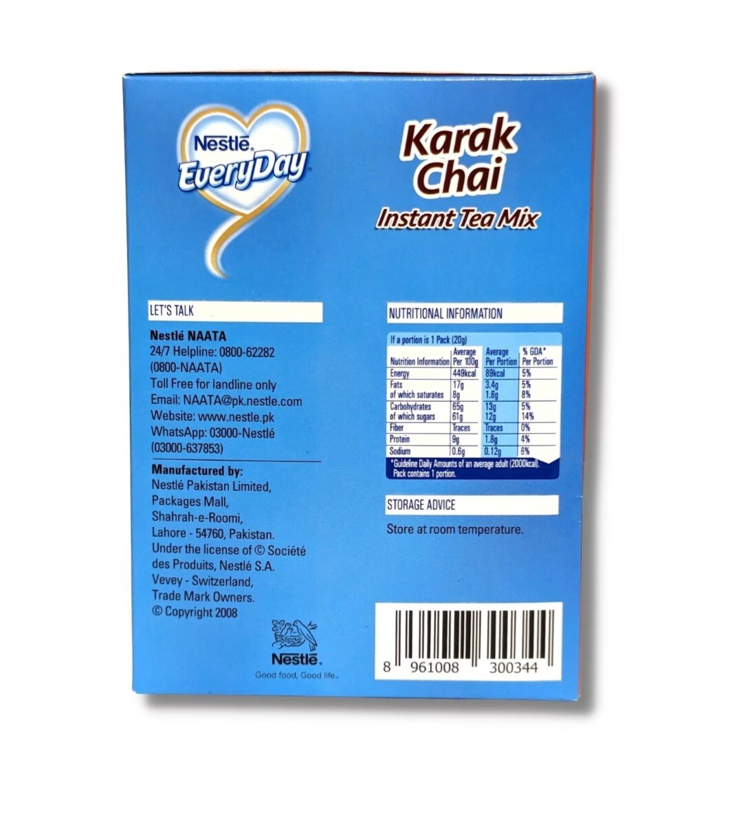 Nestle Everyday Instant Tea Mix (Karak Chai) 30 Sticks (Free Ship) New Stock