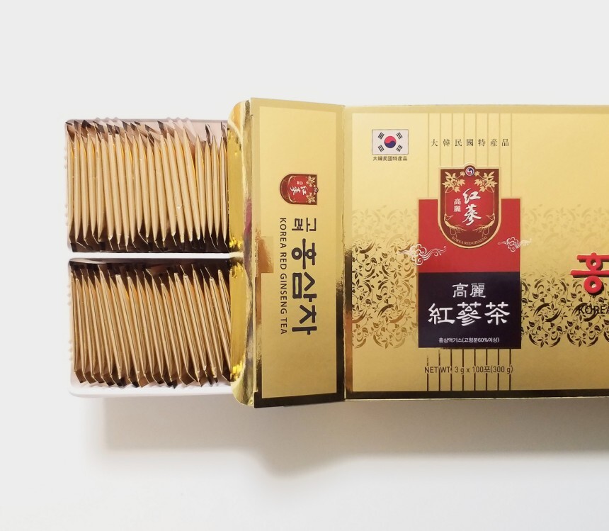 Korean Red Ginseng Extract Red Ginseng Root Tea 3g x 100 bags