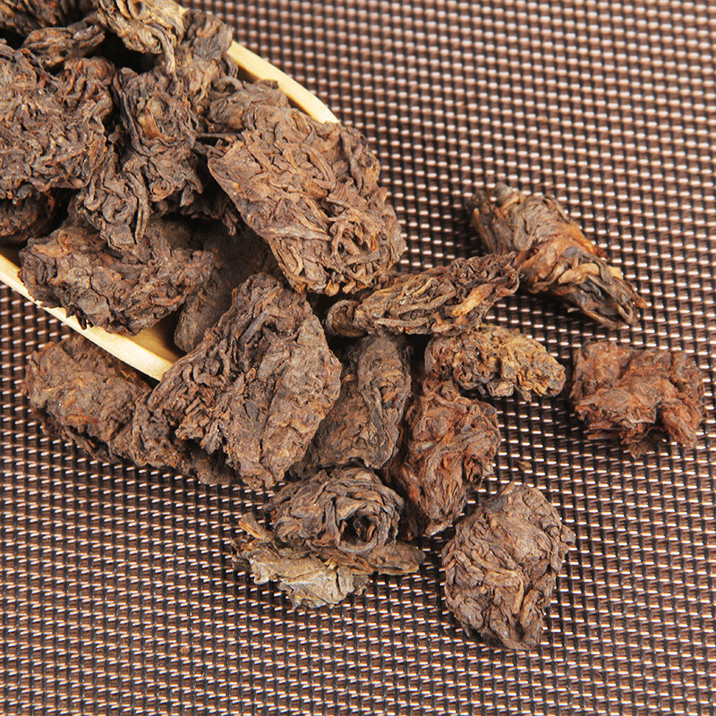 Supreme Aged Golden Buds Lao Cha Tou Pu’er Pu-erh Loose Tea Puer Ripe Shu 250g