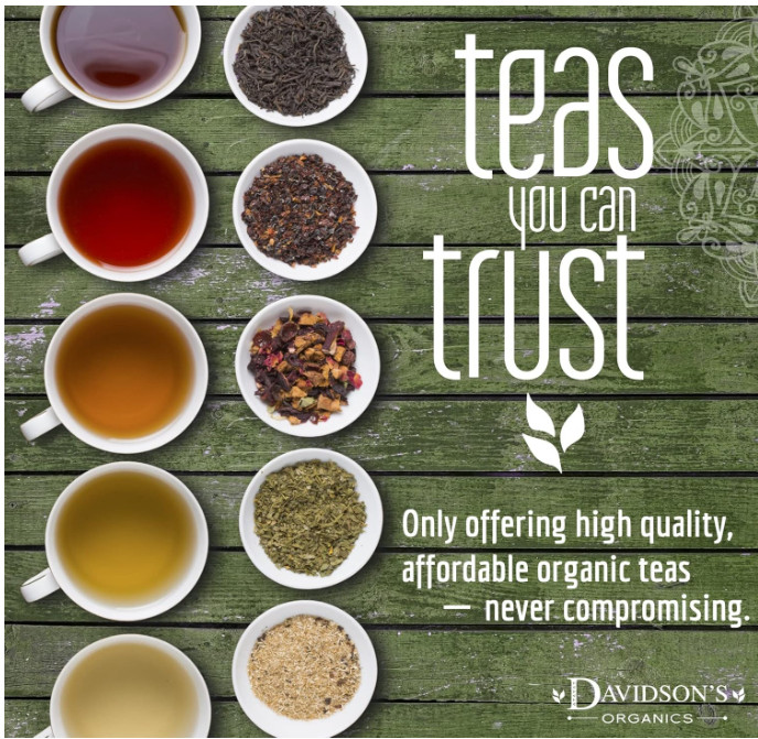 Davidson’s Organics Earl Grey, Loose Leaf Tea, 16-Ounce Bag