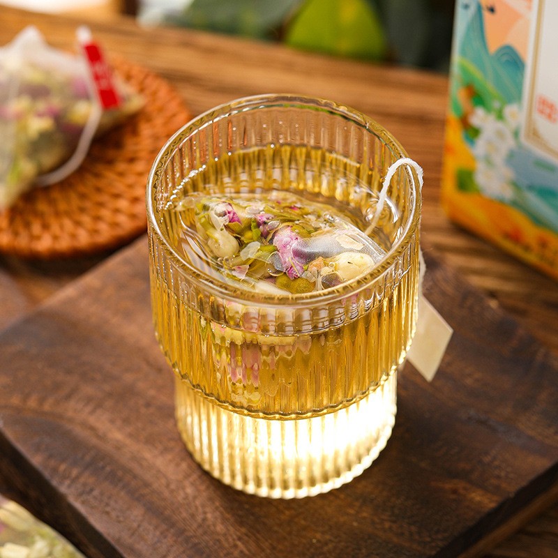 Rose Jasmine Honeysuckle Herbal Tea Premium Natural Nourish Skin Wellness Drink
