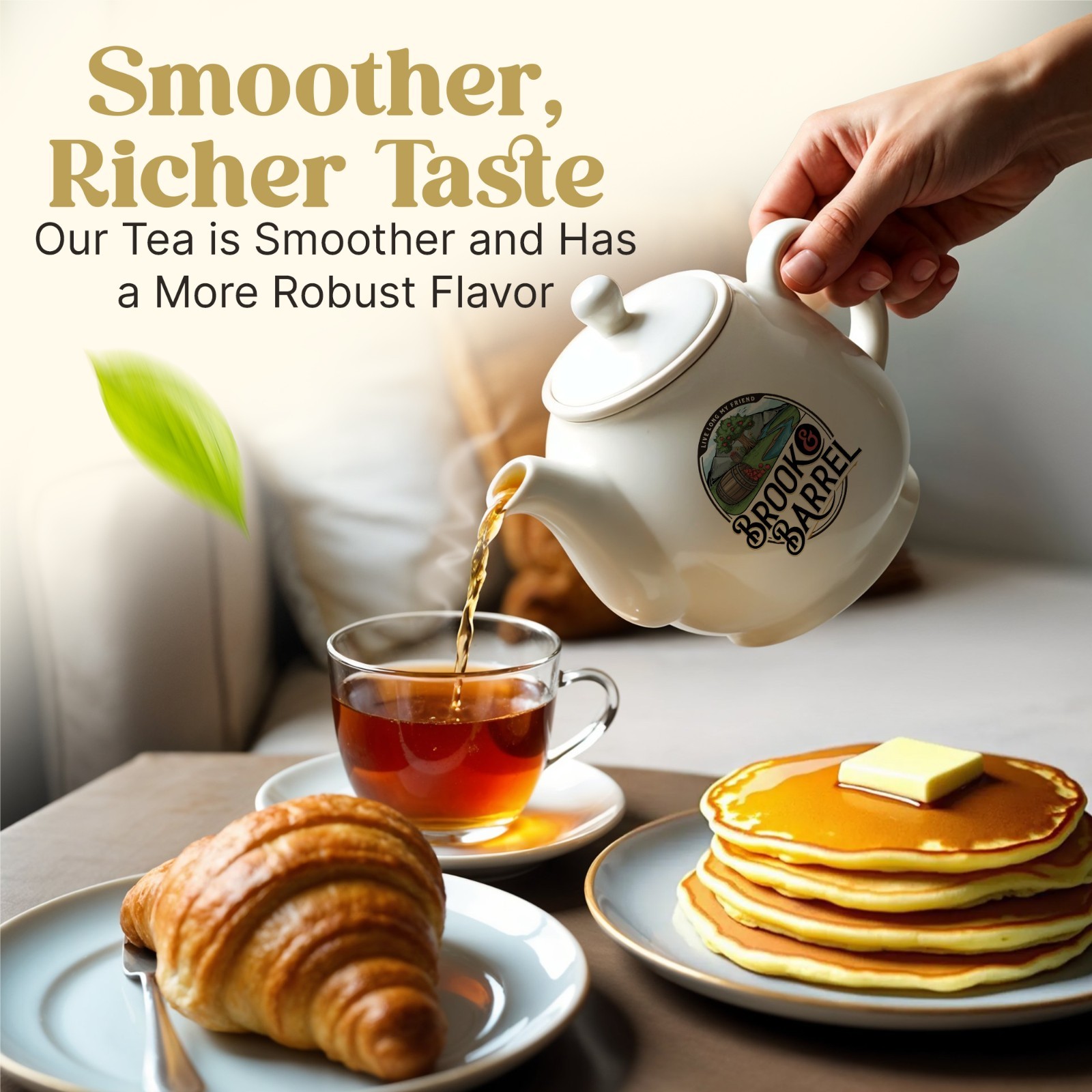 Experience Premium Quality with Brook & Barrel USDA Organic Gunpowder Green Tea