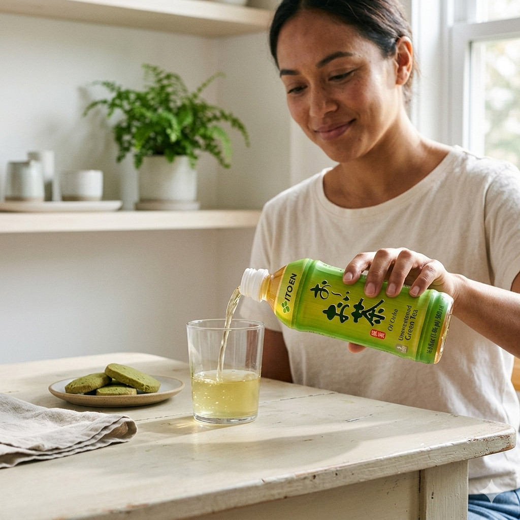 ITO EN Green Tea Ready to Drink Beverage 6 Pack Bottled Tea