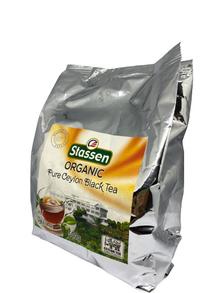 Stassen Organic Pure Ceylon Black Tea 500g Natural Herbal Drink Premium Quality