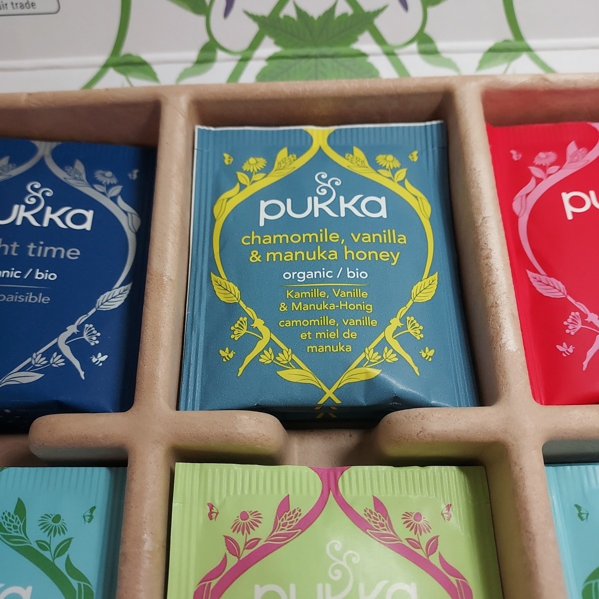 Pukka Organic Tea Relax Selection Box Gift Set 45 Sachets of 5 Herbal Blends NEW