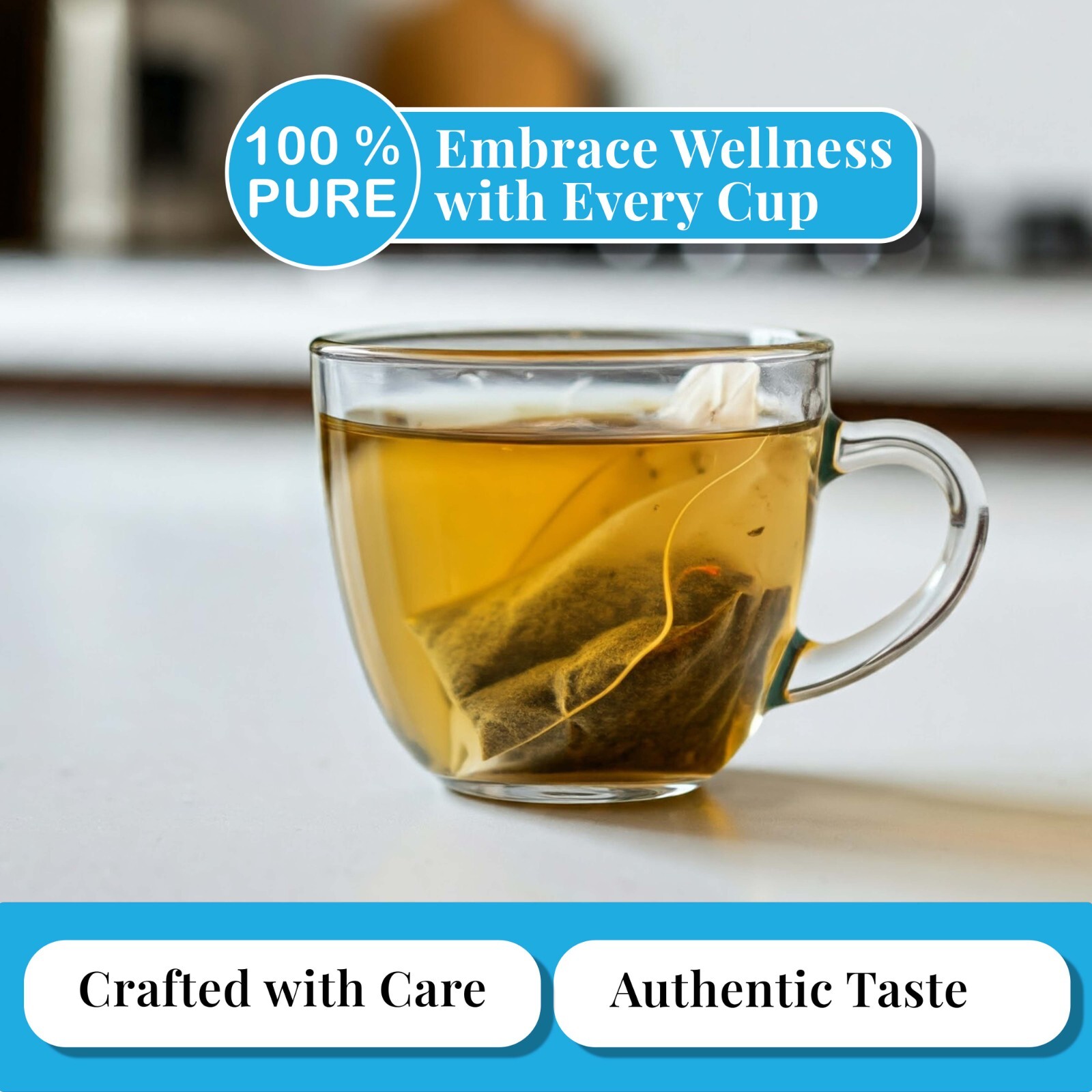 Pure Eucalyptus Tea – 75 Bags, Eucalyptus Leaf Tea, Soothing Tea, Caffeine Free