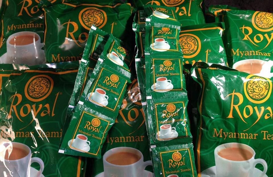 Royal Myanmar tea milk mix 3 in 1 Good taste Solid Milk Tea (30x20g)