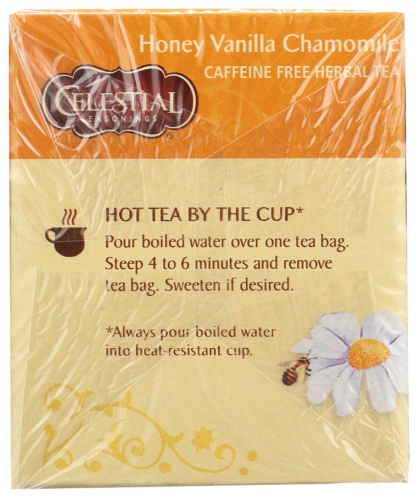 Honey Vanilla Chamomile Herbal Tea By Celestial Seasonings 20 Bags 6 Pack