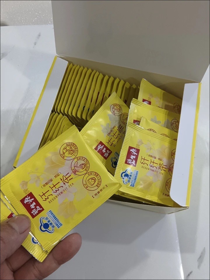 Bi Sheng Yuan Besunyen Slimming Tea Burn Fat Herbal Weight Management 60 Sachets