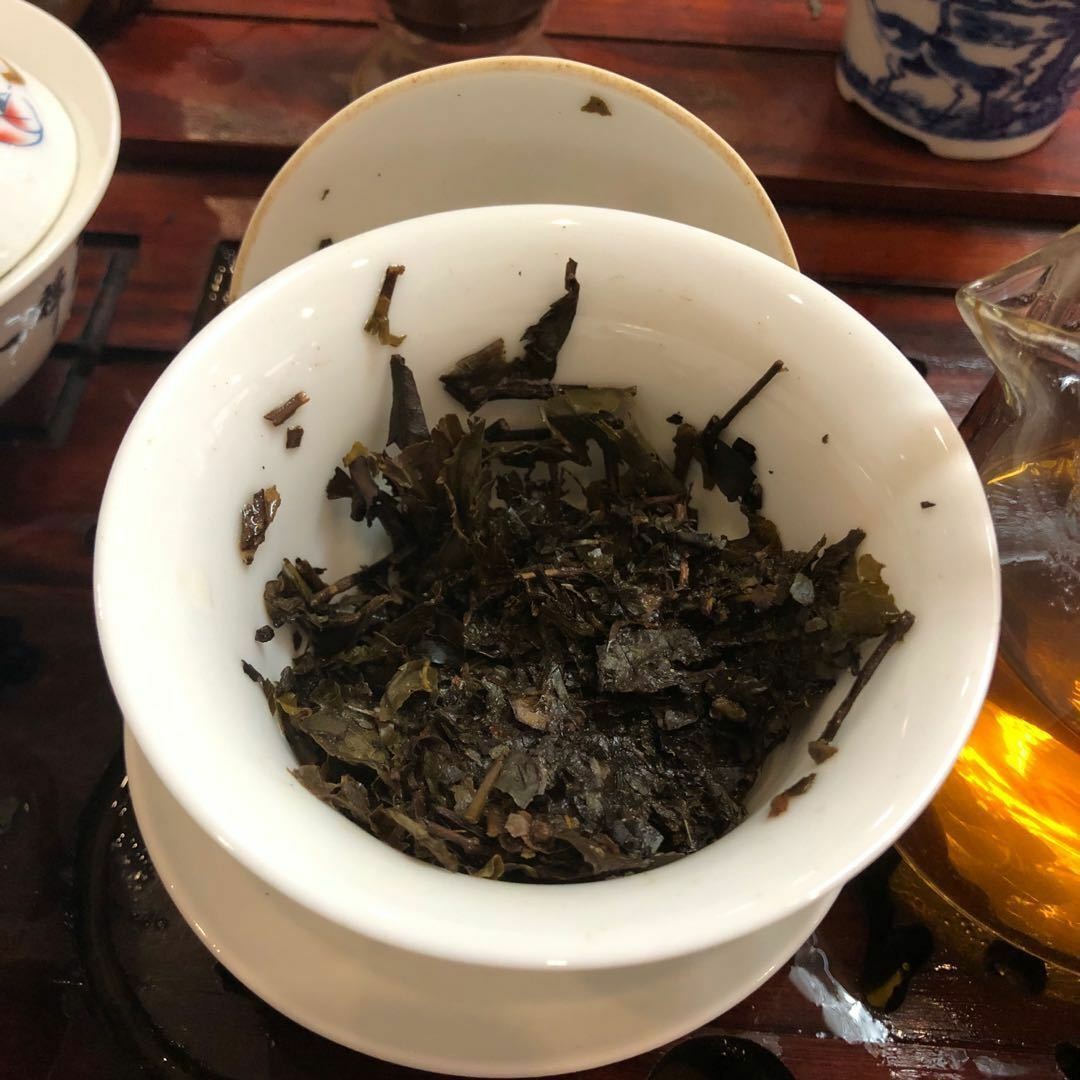 Anhua Baishaxi Dark Tea with Golden Flower Dark Tea Fu Brick FuZhuan HeiCha 300g