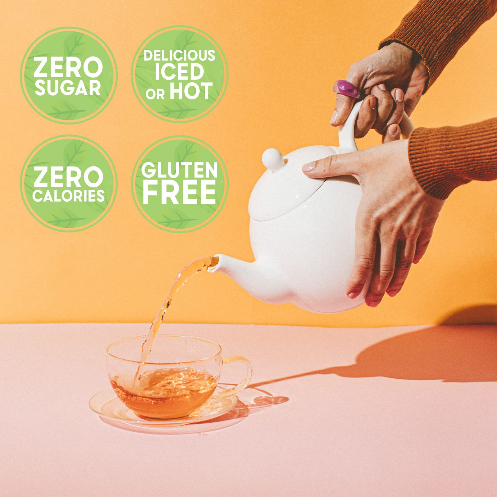 Salada Decaffeinated Green Tea Bags 40 Count Smooth Flavor Zero Calories