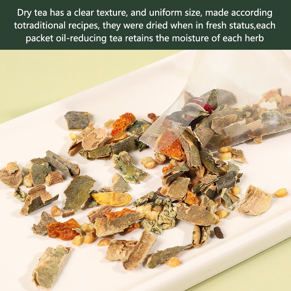 Oil-Reducing Tea-10 Herbal with Excellent Formula-75g