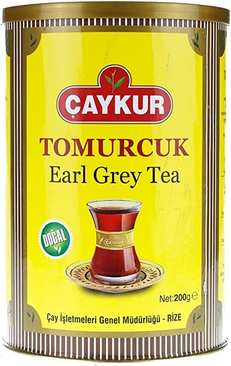 Çaykur Turkish Black Earl Grey Tin Tea 200gr